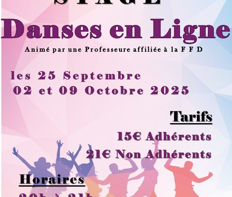Stage Danse en Ligne
